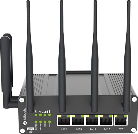 Milesight Milesight Industrial UR75 Ultra 5G-router GPS/POE/WiFi