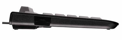 Cherry KC 1000 SC - Keyboard - Corded - AZERTY - Black