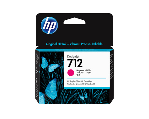 HP 712 - magenta - original - DesignJet - ink cartridge