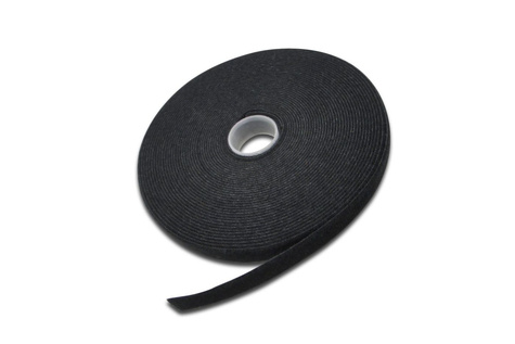 DIGITUS Klittenband op rol 10m x 15mm x 2,6 mm