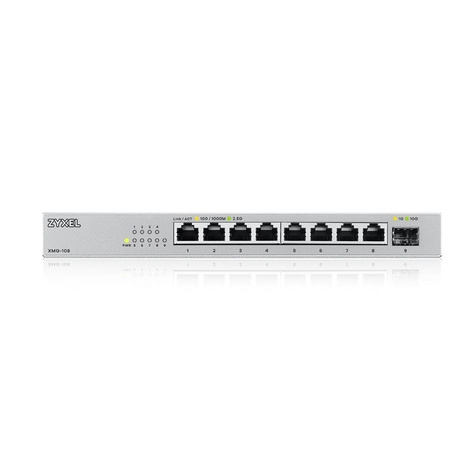 ZyXel XMG-108 - switch - onbeheerd - 8 poorten