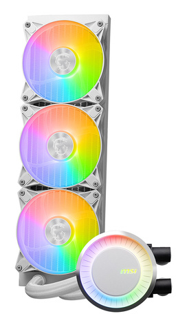 MSI MAG CORELIQUID E360 WHITE koelsysteem voor computers Moederbord, Processor Kit voor vloeistofkoeling 12 cm Wit