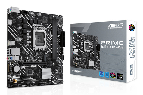 Asus 1700 PRIME H610M-K ARGB D4 - DDR4/M.2/HDMI/VGA/ÂµATX