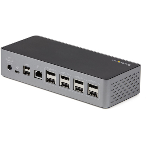 STARTECH QUAD MONITOR USB-C DOCK 4K60
