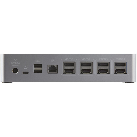 STARTECH QUAD MONITOR USB-C DOCK 4K60