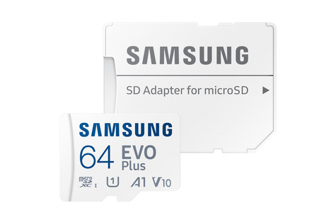 Samsung SD MicroSD Card  64GB Samsung SDXC EVO Plus (2024)(CL10) retail