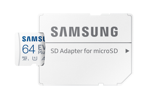 Samsung SD MicroSD Card  64GB Samsung SDXC EVO Plus (2024)(CL10) retail