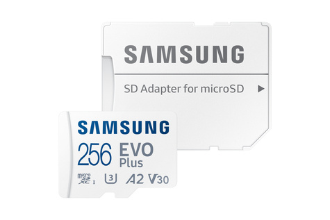 Samsung SD MicroSD Card 256GB Samsung SDXC EVO Plus (2024)(CL10) retail