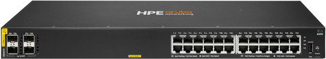 HPE HPE Aruba Networking CX 6000 24p 10M/100M/1G Class4 PoE 4p SFP 1G 370W Switch EU