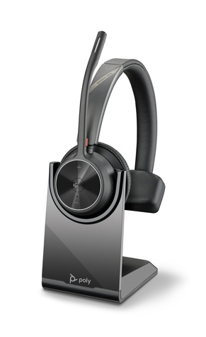 Poly BT headset Voyager 4310 UC Mono USB-C teams w/ Charging stand