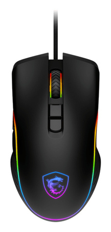 MSI Clutch GM300 Gaming Maus, Black, USB