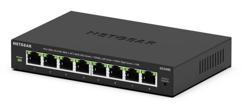 Netgear 8PT GIGABIT PLUS SWITCH (GS308E)