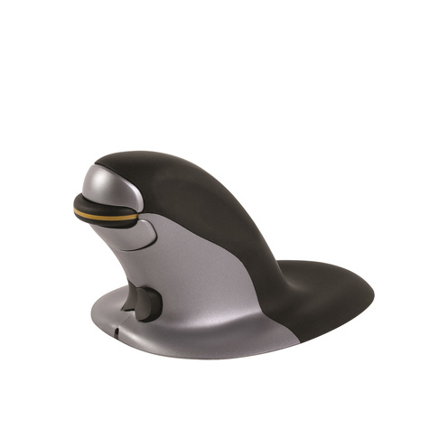 Fellowes Penguin muis - links- en rechtshandig - draadloos - zwart/zilver