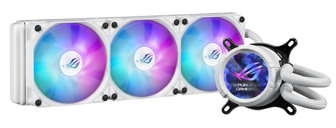 Asus ROG Strix LC III 360 ARGB White Edition Processor Alles-in-één vloeistofkoeler 12 cm Wit