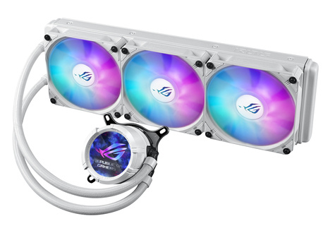 Asus ROG Strix LC III 360 ARGB White Edition Processor Alles-in-één vloeistofkoeler 12 cm Wit