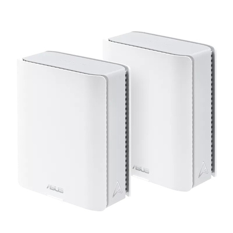 Asus Router Asus WiFi 7 AiMesh ZenWiFi BT10 2er Weiß