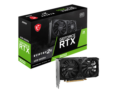 MSI VGA MSI RTX3050 6GB Ventus 2X E OC