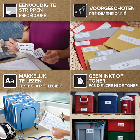 DYMO LW-Kunststoff-Etiketten, 1 Rolle