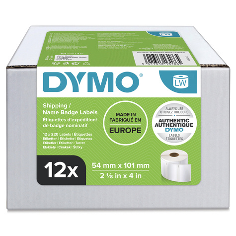 DYMO LW - Verzending/naambadgelabels - 54 x 101 mm - S0722420