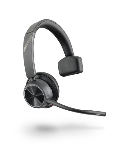 Poly Voyager 4310 UC Monaural Headset +BT700 USB-A Adapter +Charging Stand