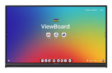 Viewsonic ViewBoard 53serie touchscreen 65INCH UHD, Android 13.0 (upgrade A14 Q4),IR 450 nits, 4x USB-C, NFC reader, 2x20W + sub 20W