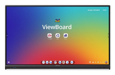 Viewsonic ViewBoard 53serie touchscreen 75INCH UHD, Android 13.0 (upgrade A14 Q4),IR 450 nits, 4x USB-C, NFC reader, 2x20W + sub 20W