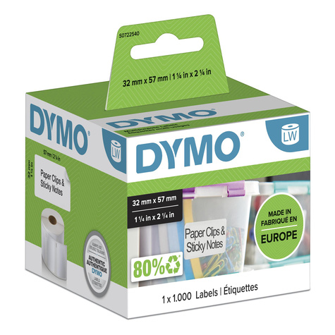 DYMO LW - Universele labels - 32 x 57 mm - S0722540