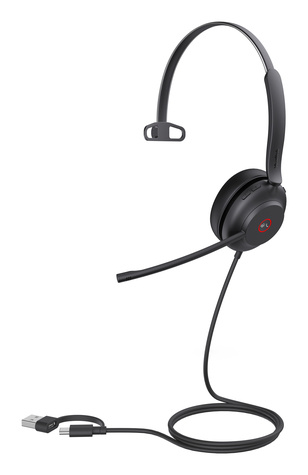 Yealink headset UH37 Mono Teams USB-C/A