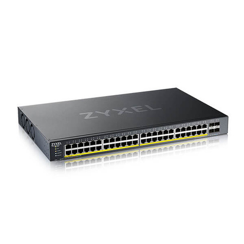 ZyXel XGS1935-52HP 52-Port Smart Managed PoE+ Switch, 48xGbe