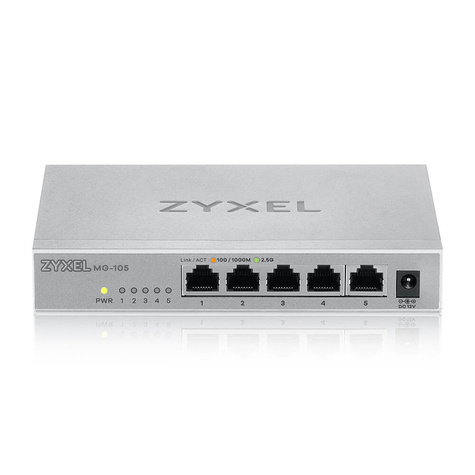 ZyXel XMG-105 5 Ports 10/2,5G MultiGig Switch unmanaged