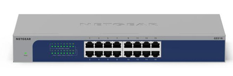 Netgear 16PT GIGABIT UNMANEGED SWITCH (GS516)