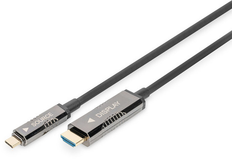 DIGITUS 4K USB Type - C naar HDMI AOC adapterkabel, 20,0m