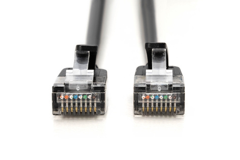 DIGITUS Patchkabel CAT 6A F/FTP Slim 1,50m zwart