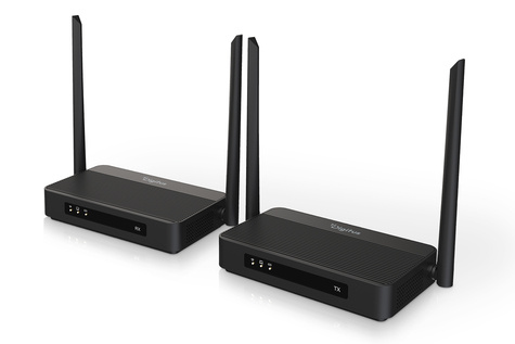 DIGITUS Draadloze HDMI Extender KVM Set tot 100m 4K/60Hz