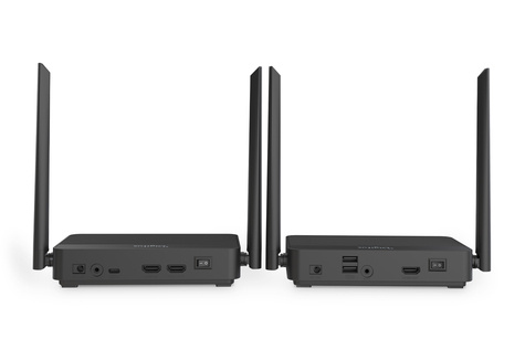 DIGITUS Draadloze HDMI Extender KVM Set tot 100m 4K/60Hz