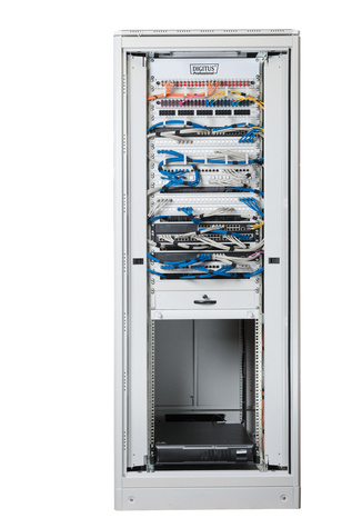 DIGITUS 42U netwerkbehuizing, Uniek 2053x800x1000 mm, kleur grijs (RAL 7035)