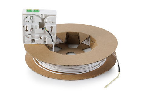 DIGITUS Fttx - Installatiekit, SM G657A2, 30 m LSZH CPR B2ca, één uiteinde 4F LC/APC, één uiteinde leeg