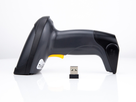 EQUIP Wireless 1D Laser Barcode Scanner with Stand