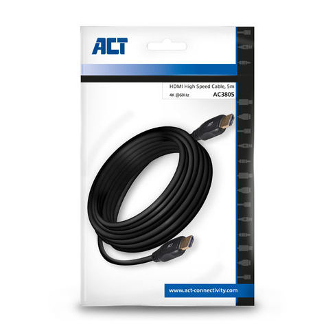 ACT HDMI High Speed Connection Cable 5Mtr1.4