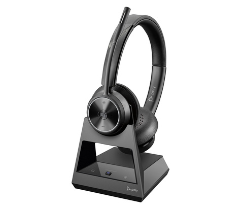 Poly Savi 7320-M Office Stereo DECT 1880-1900 MHz Headset EMEA - INTL English - Euro plug
