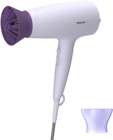 Philips 3000 Series - Hairdryer - White/Purple