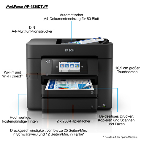 Epson WorkForce Pro WF-4830DTWF - mult