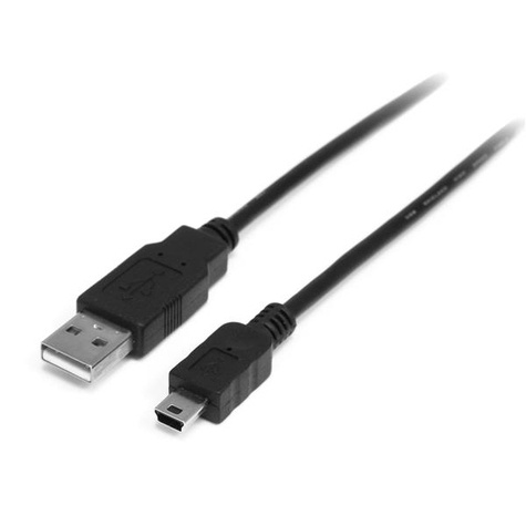 STARTECH 50cm Mini USB 2.0 Kabel - A naar Mini B - M/M - USB-kabel - USB (M) naar mini USB type B (M) - USB 2.0 - 50 cm - zwart
