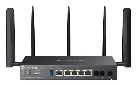 TP-Link Omada 4G+ Cat6 AX3000 Wi-Fi 6 Gigabit Desktop Desktop DSL Gateway