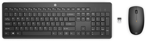 HP 235 Wireless Keyboard and Mouse Combo - QWERTY