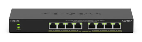 Netgear 8-PORT POE GIGABIT UNMANAGED SWITCH (GS308LP)