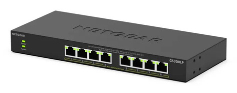 Netgear 8-PORT POE GIGABIT UNMANAGED SWITCH (GS308LP)