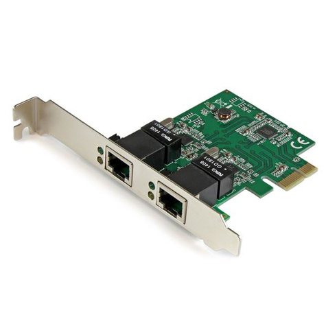 STARTECH Dual Port Gigabit PCI Express Server Network Adapter Card - 1 Gbps PCIe NIC - Dual Port Server Adapter