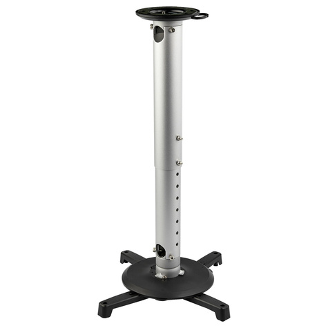STARTECH Universal Ceiling Projector Mount, Heavy Duty Height Adjustable/Extendable Pole Mount 5"-22.7" from Ceiling, 33lb (15kg)