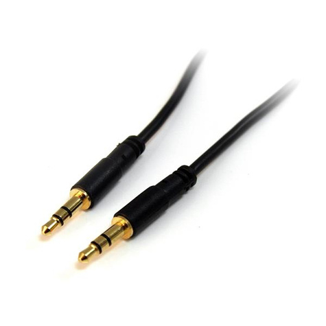 STARTECH 1,8 m slanke 3.5mm Stereo Audio kabel - M/M - Audiokabel - mini-phone stereo 3.5 mm